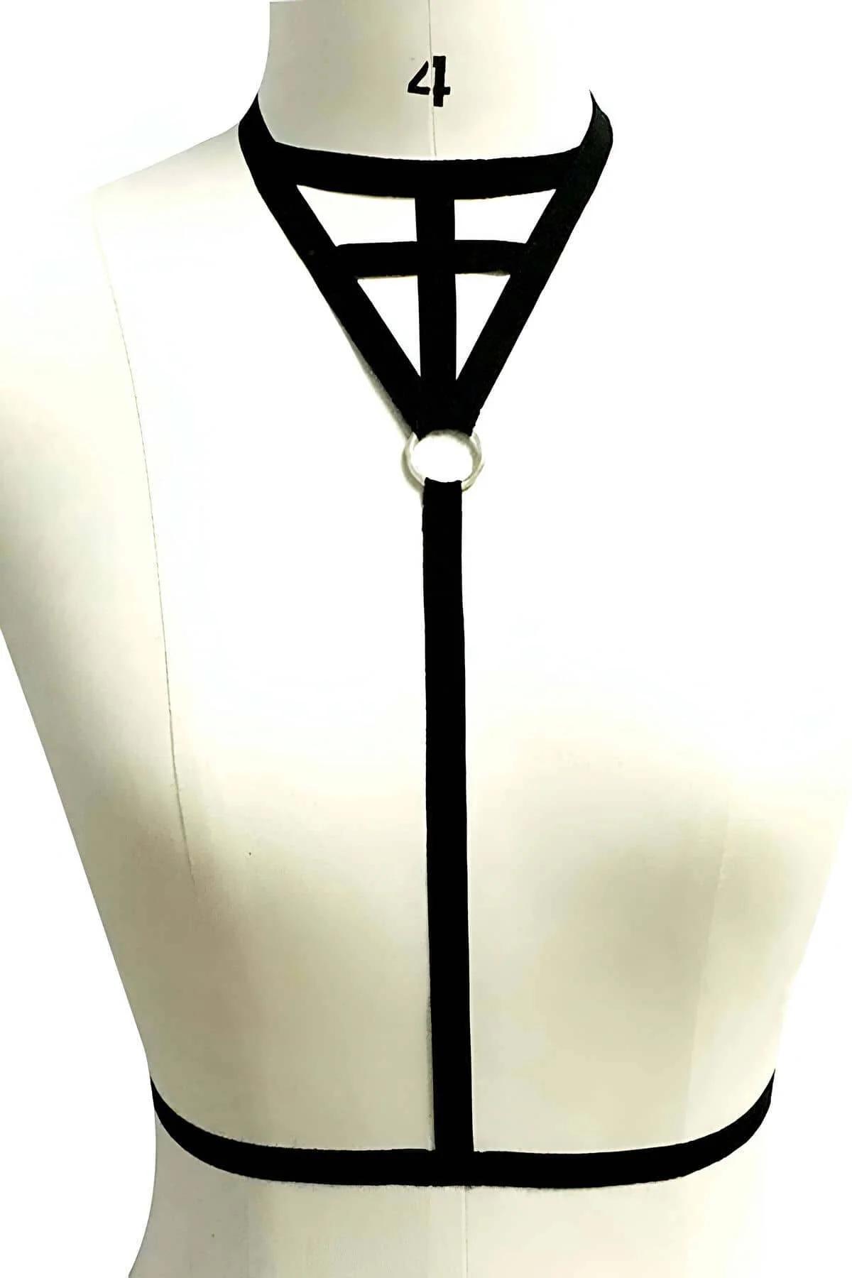 Strappy Neck Harness with Adjustable Straps