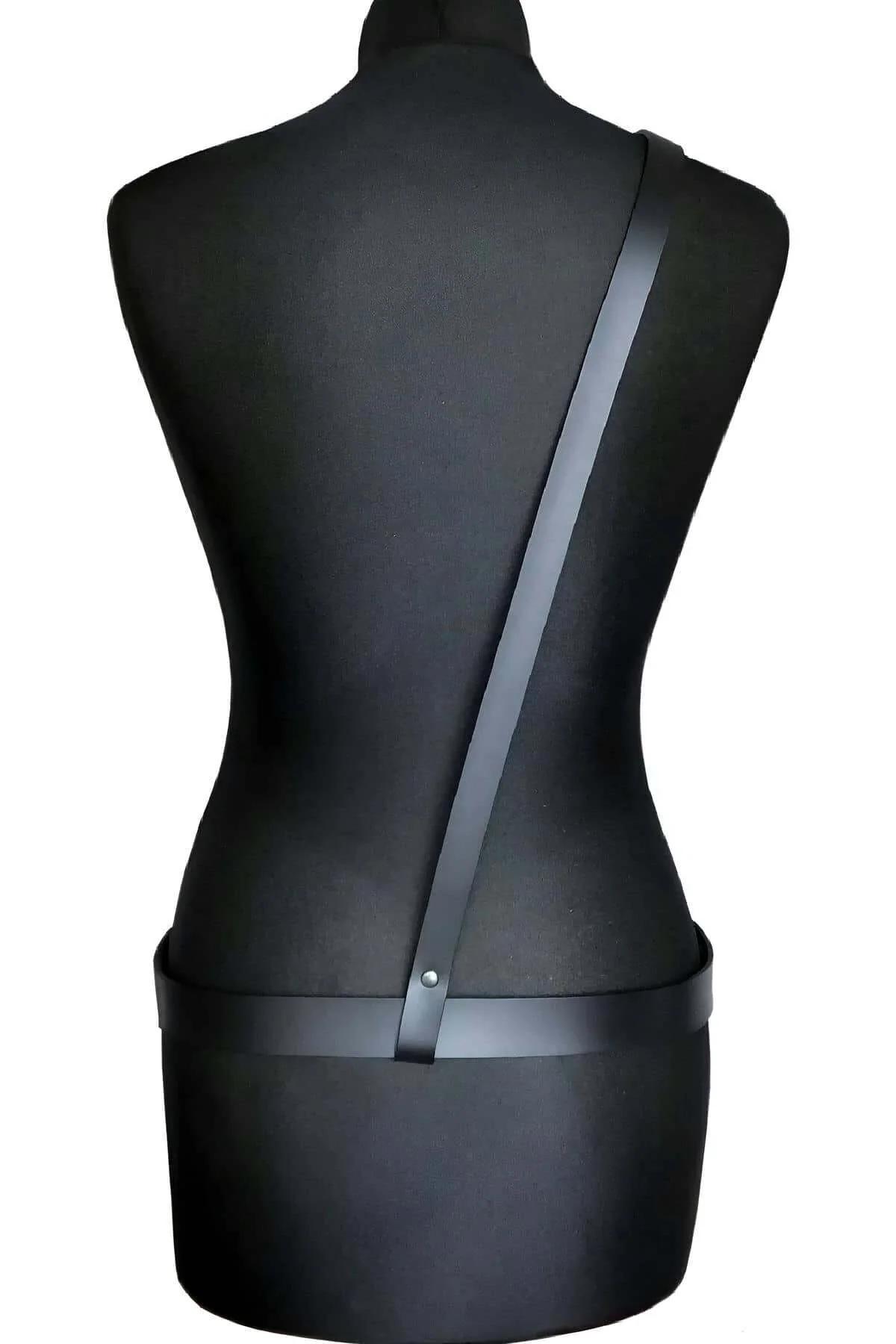 Adjustable Leather Waist and Shoulder Harness for Men