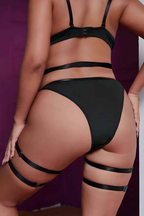 Adjustable Body Harness with Thigh Garters