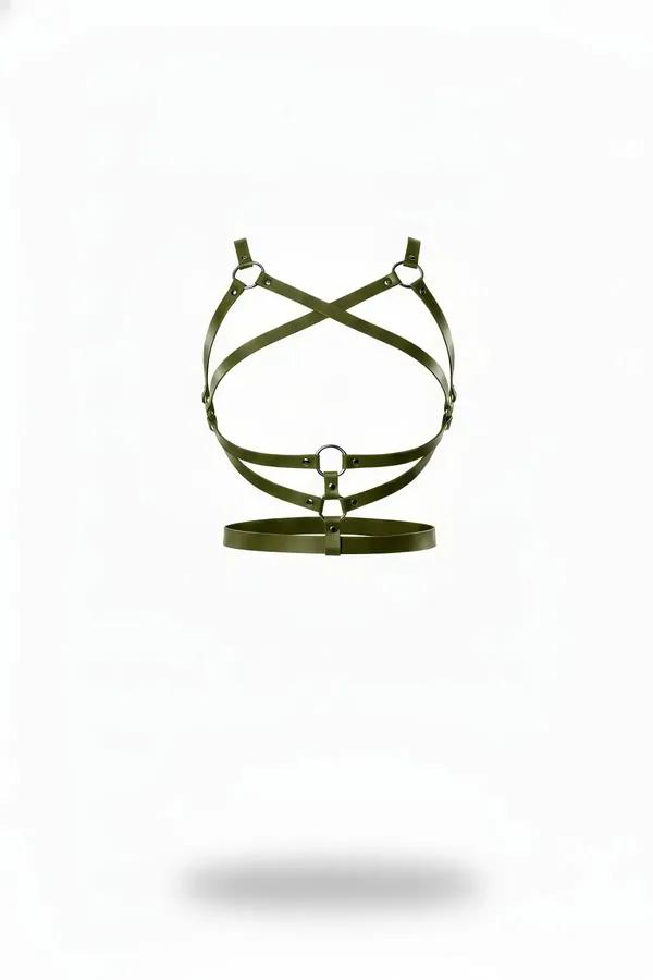 Minimalist Cross-Strap Body Harness with O-Rings