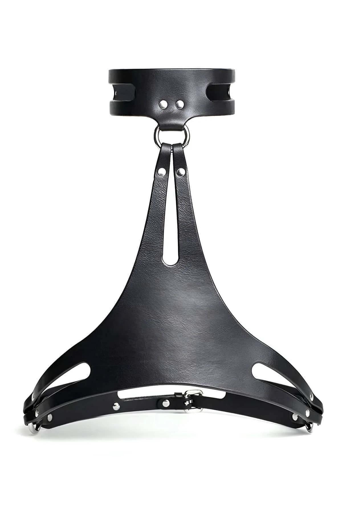 Strappy Chest Harness with O-Ring Detail
