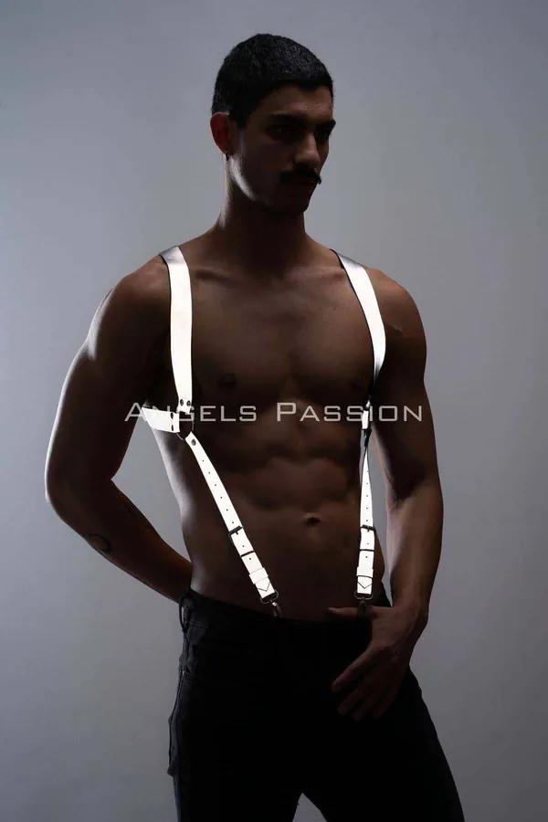 Mens Reflective Harness Suspenders – Adjustable Urban Fit