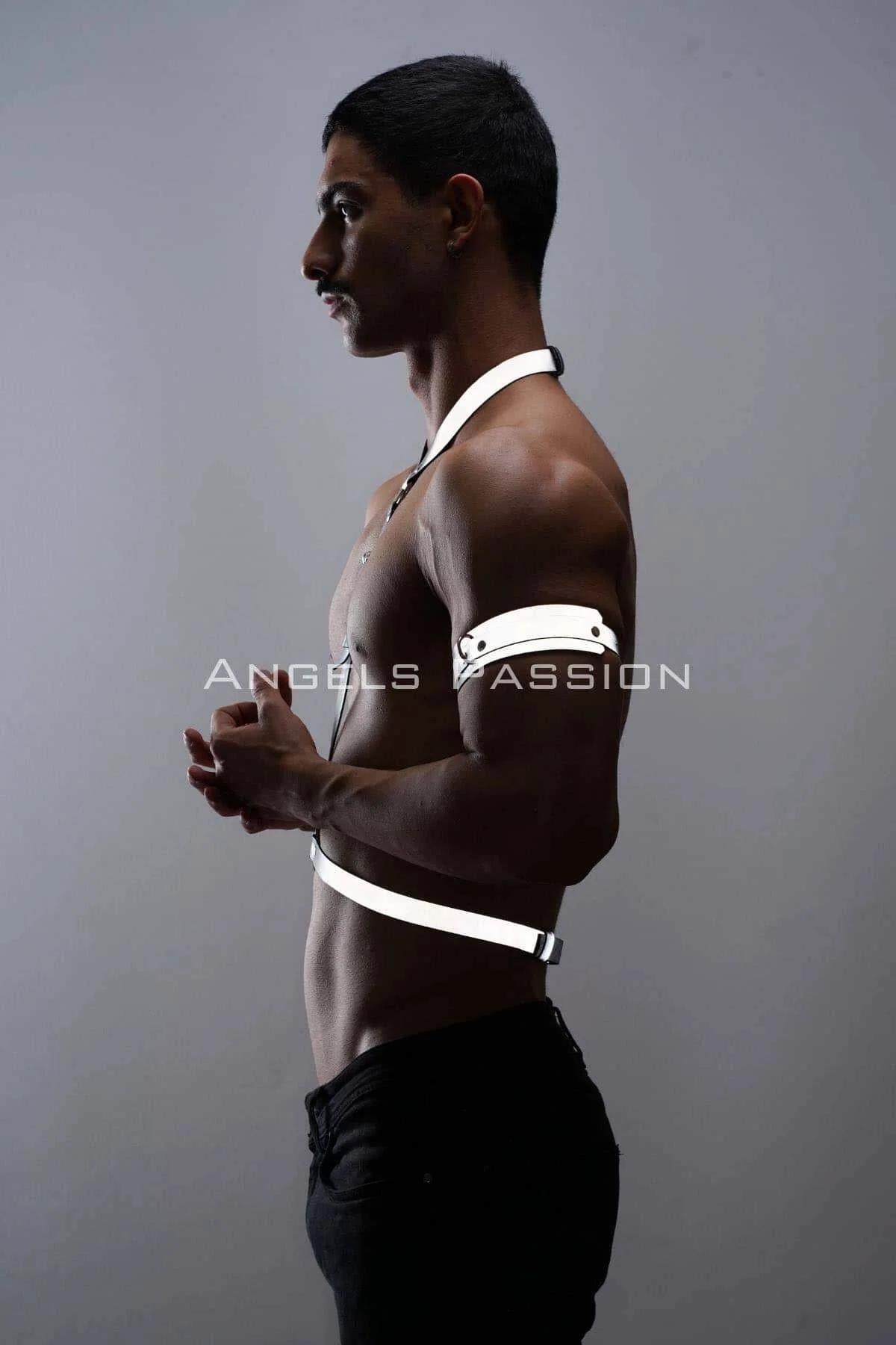 Men's Reflective Chest Harness & Bicep Armbands