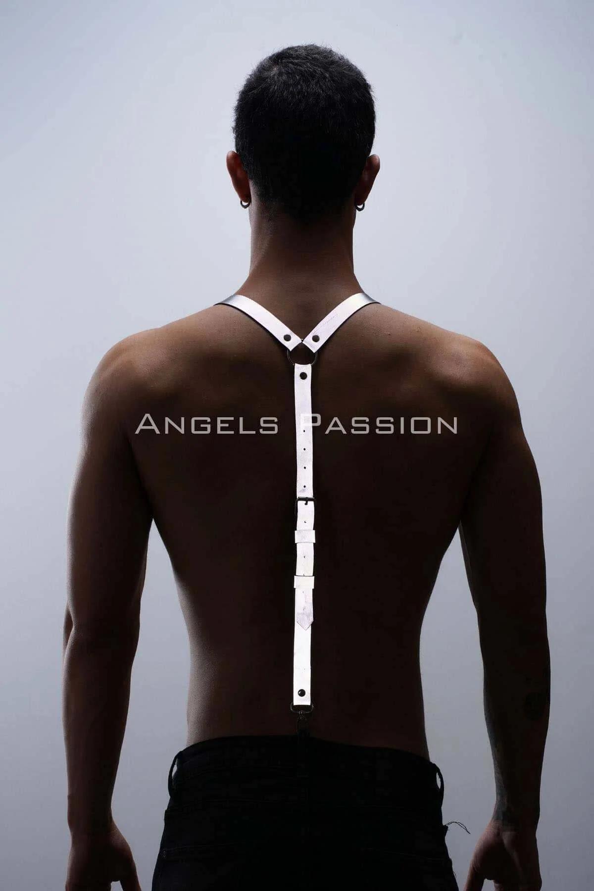 Reflective Mens Harness Straps – Adjustable Nightlife Clubwear
