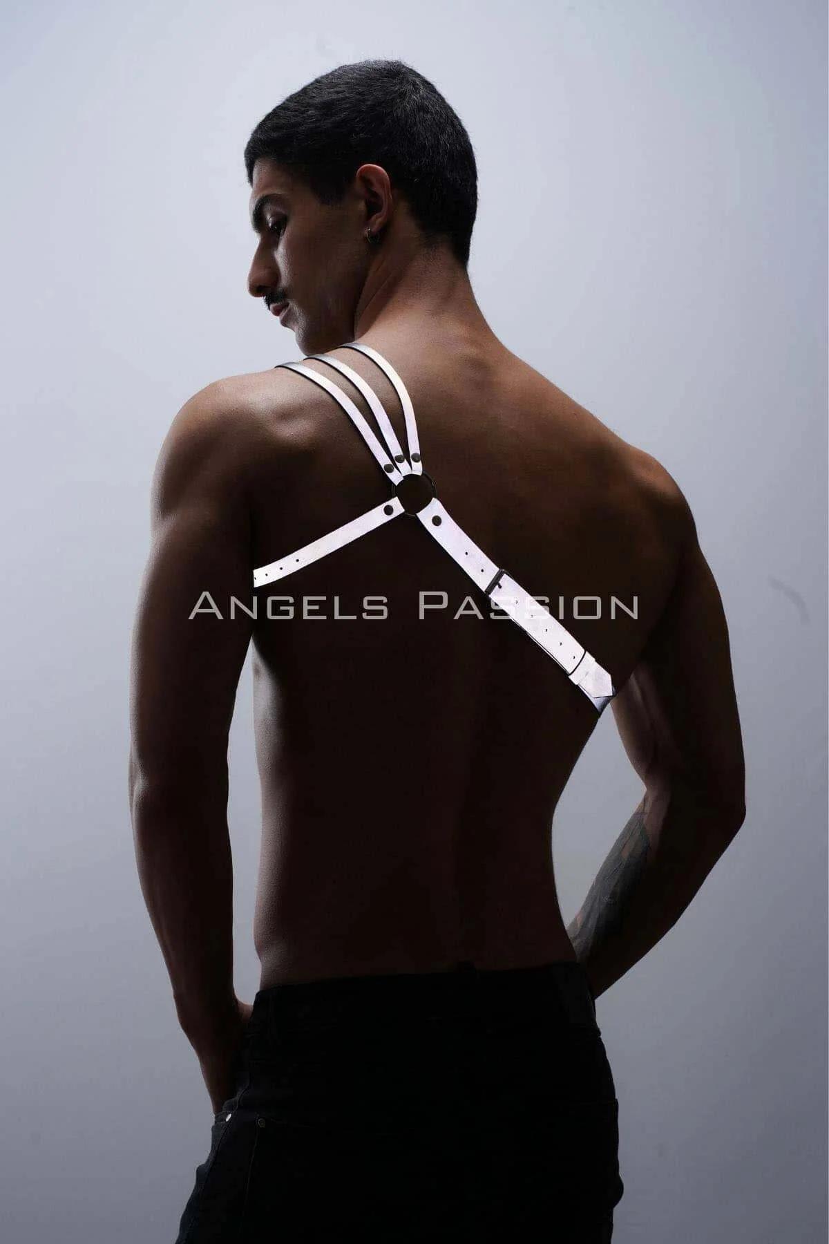 Reflective Mens Harness Chest Strap - Night Safety & Style