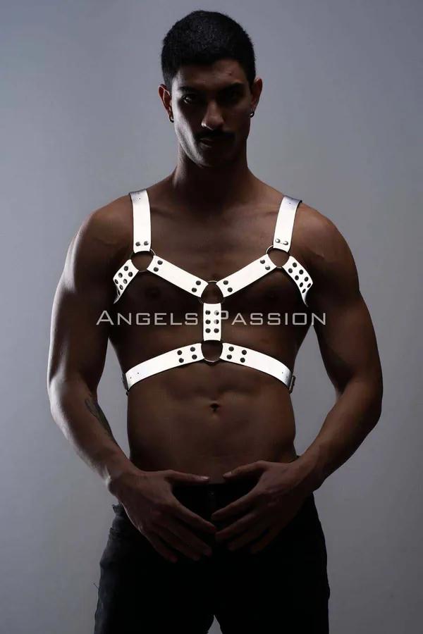 Reflective Chest Harness with O-Ring Accents