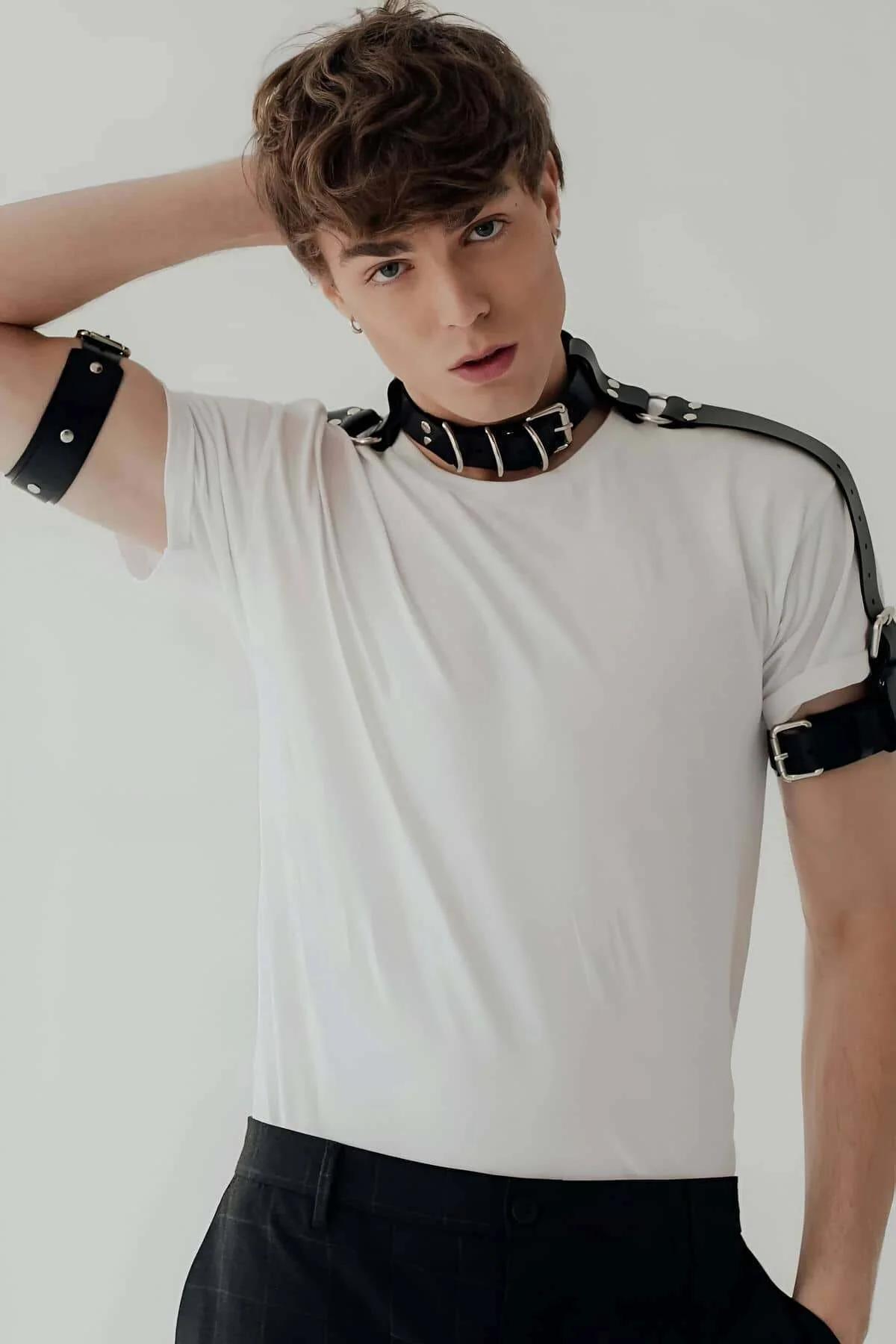 Adjustable Neck and Bicep Harness with Dual Straps