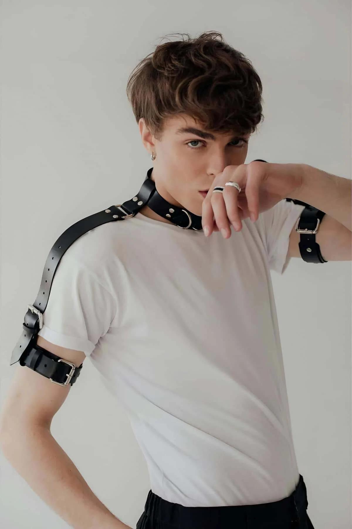 Adjustable Neck and Bicep Harness with Dual Straps