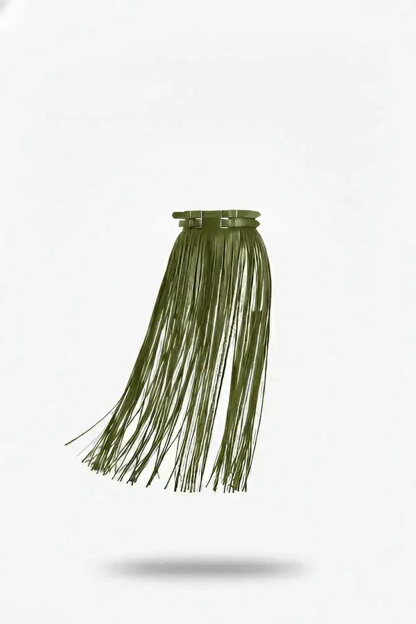 Fringe Waist Harness with Vegan Leather Tassels
