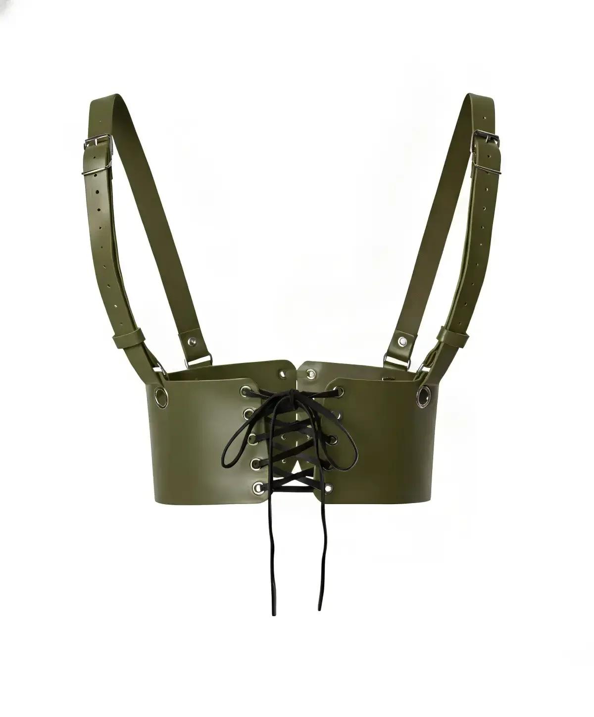 Underbust Harness with Lace-Up Front & Adjustable Straps