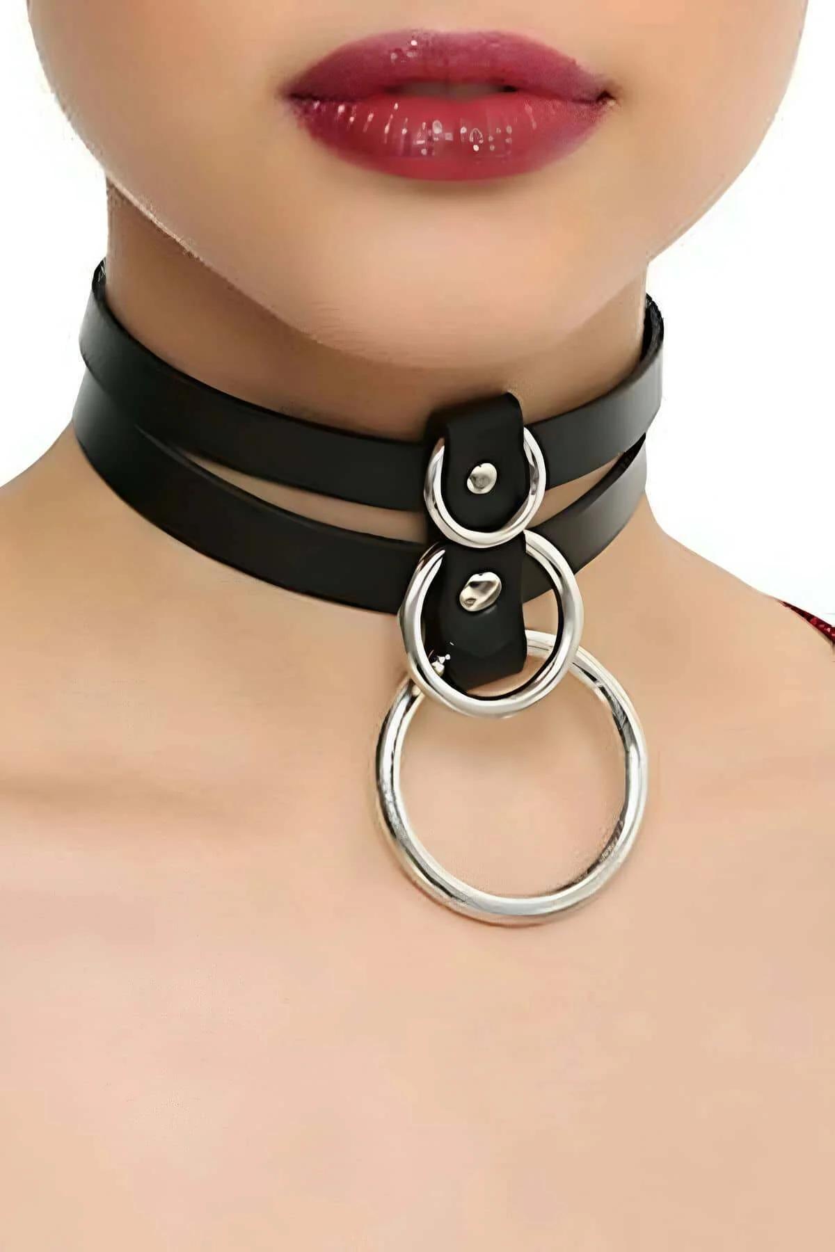 Durable Adjustable Dog Collar with Secure Multi-Rings