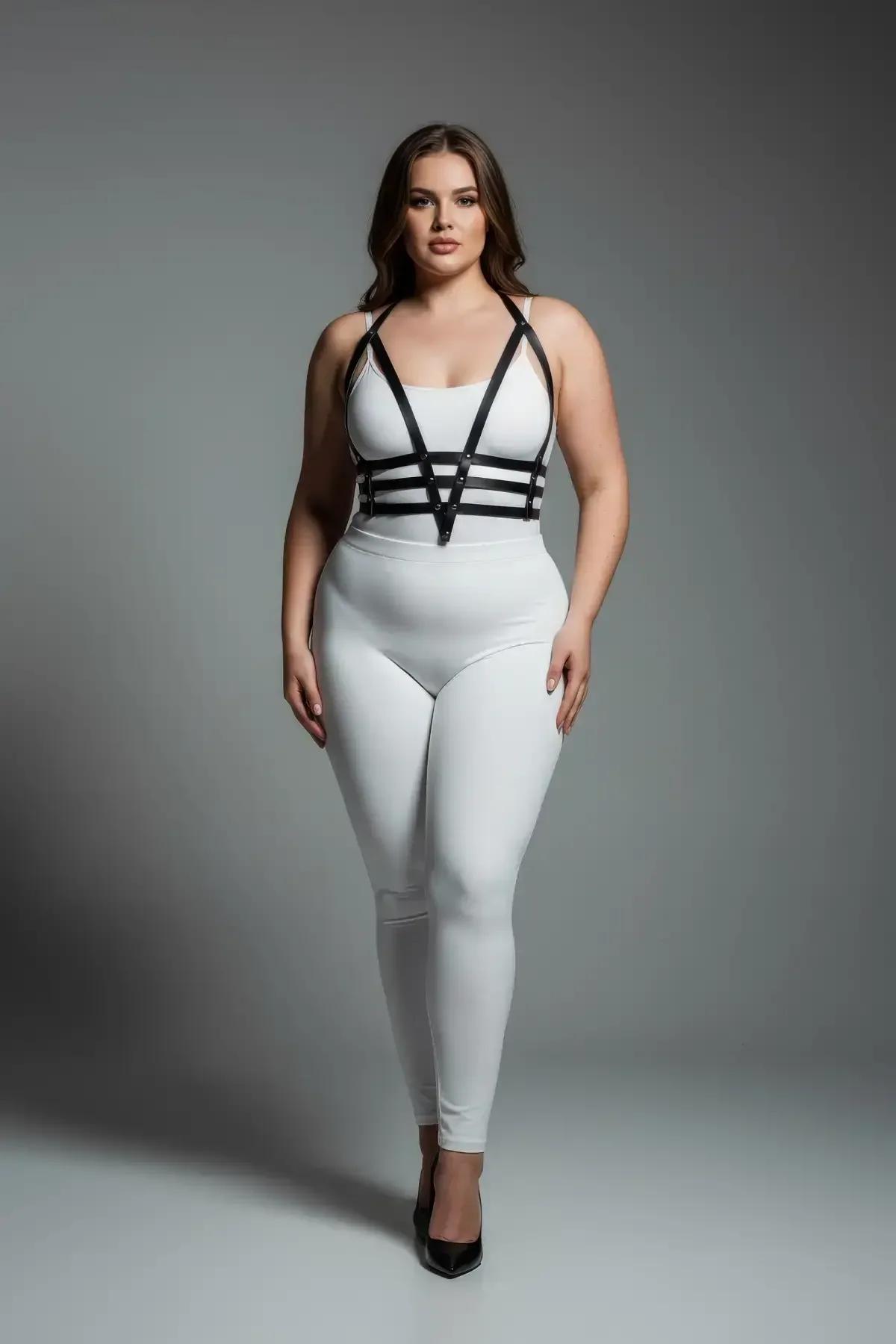 Strappy Vegan Leather Body Harness