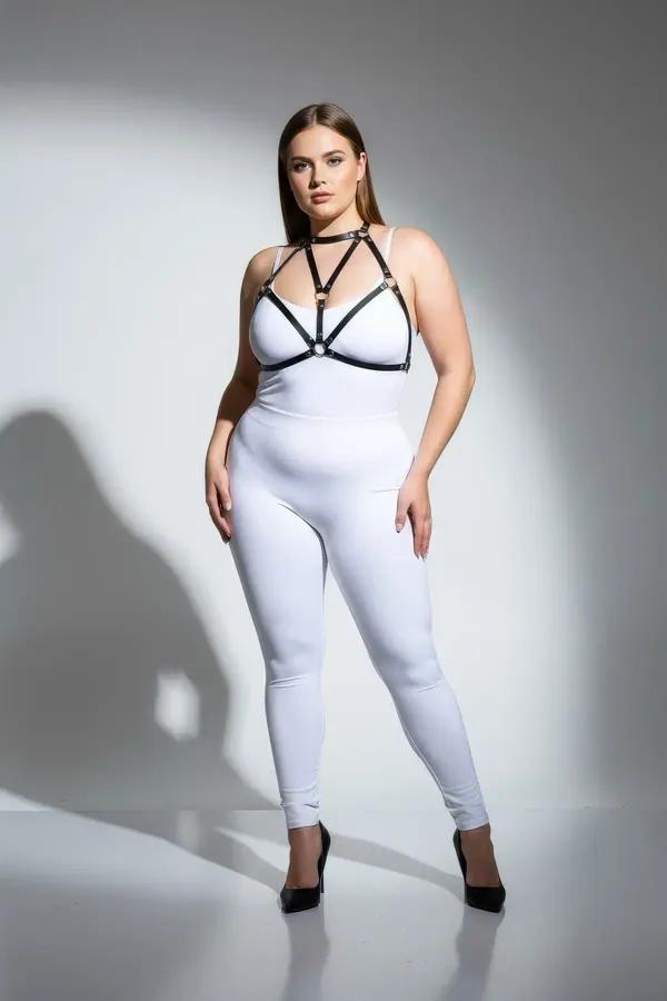 Strappy Body Harness with O-Ring Detail