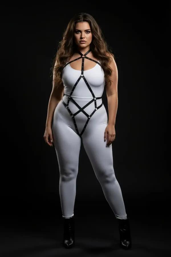 Women's Leather Body Harness | Adjustable Fashion Accessory