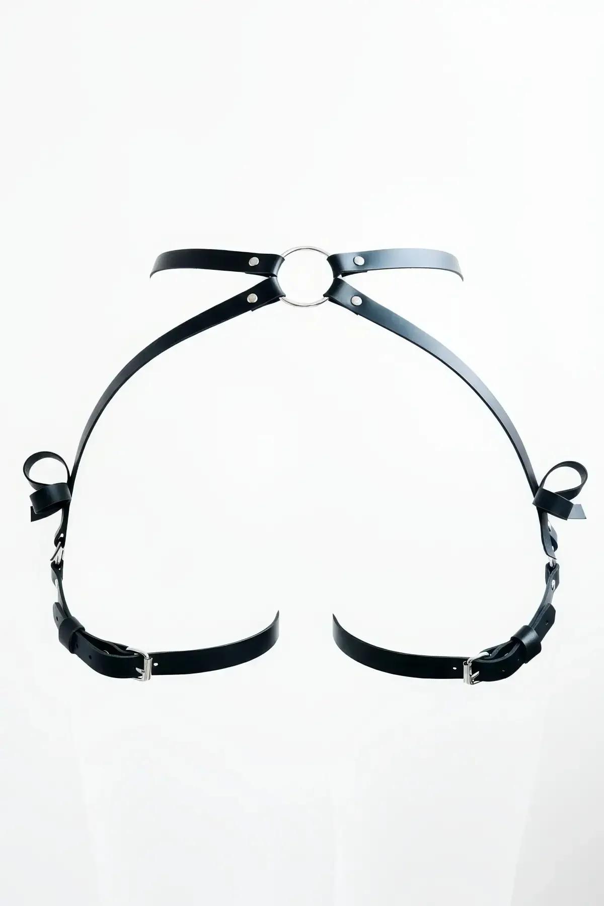O-Ring Thigh Harness with Bow Detail