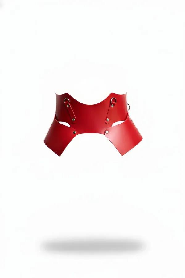 Red Sculpted Underbust Waist Cinch Harness
