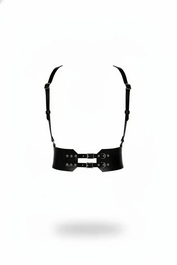 Double Buckle Waist Harness with Adjustable Shoulder Straps
