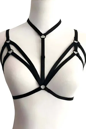 Chest Harness Lingerie Top - Adjustable Strap Body Harness for Women