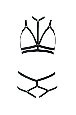 Bra - String Elastic Harness Set - APFT144