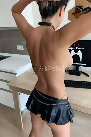 Black Faux Leather Neck-to-Waist Body Harness