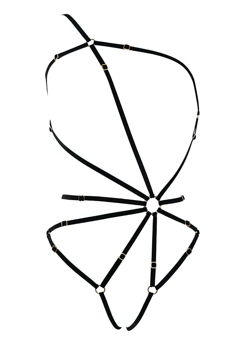Adjustable Elastic Strap Body Harness for Women