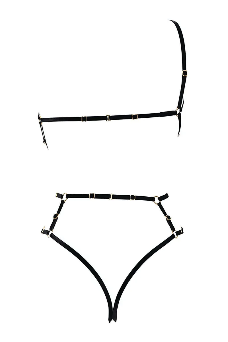 Adjustable Elastic Strap Body Harness for Women