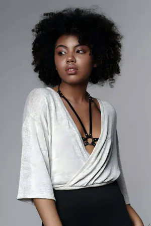 Chest Harness for Women – Adjustable Faux Leather Body Accessory