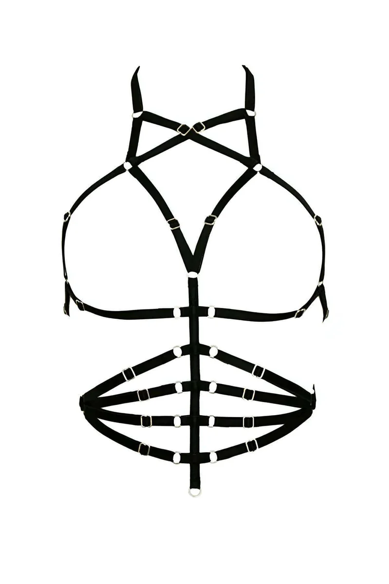 Sexy Strappy Chest Harness Lingerie | Adjustable Body Harness