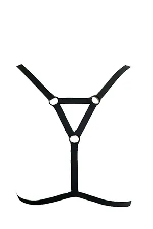 Adjustable Elastic Chest Harness Bra Strappy Body Top