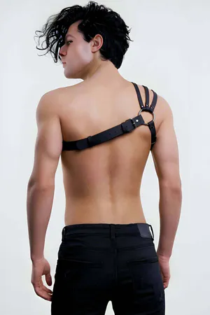 Sexy Men's Fantasy Clothing with 3 Rows Shoulder - APFTM45