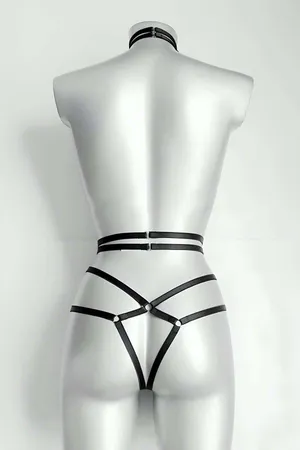 Open Crotch Sexy Garter Harness - APFT370