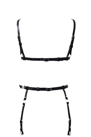 Leather Garter Suit Harness - APFT228