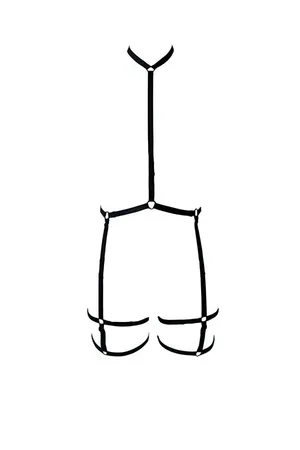 Harness Garter with Waist - Neck and Leg Tie - APFT150