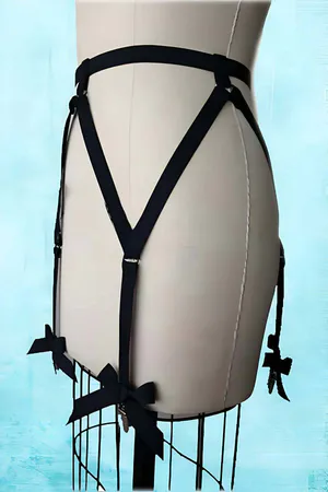 Sexy Garter Harness with Bow - APFT68