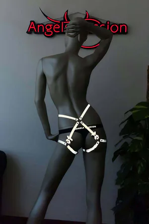 Pole Dance Wear Sexy Reflective Hip Wrap Harness - APFT388