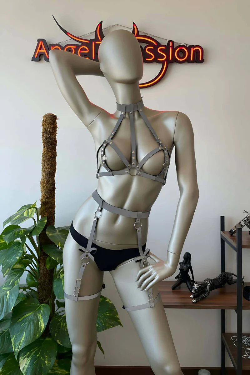 Reflective Harness Set | Glowing Festival & Rave Body Lingerie
