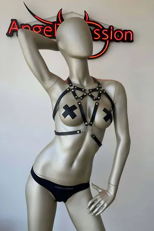 Fantasy Leather Underwear Sexy Chest Harness - APFT108