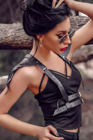 Double Waist Harness with Shoulder Wings - APFT717