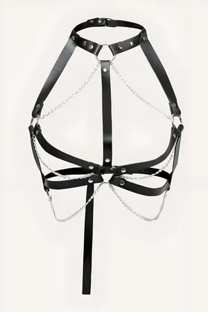 Sexy Chest Harness with Chain - APFT796