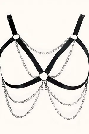 Sexy Rubber Chest Harness - APFT799