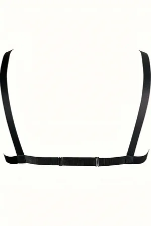 Chained Rubber Chest Harness - APFT818