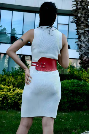 Leather Corset Belt, Dress Belt, T-Shirt Belt - APFT604