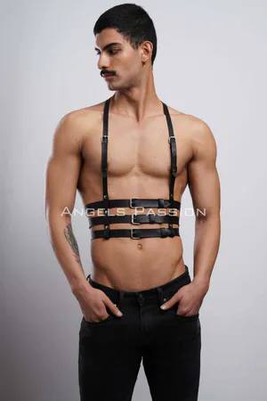 Men's Clubwear, Leather Party Wear, Techno Clubwear - APFTM17