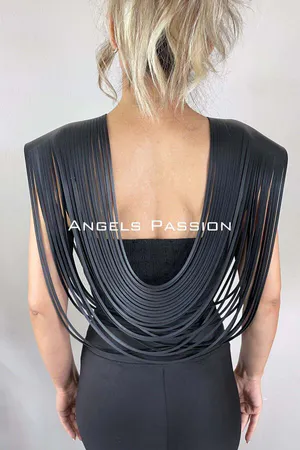 Stylish Shoulder Harness with Tassels - APFT1394