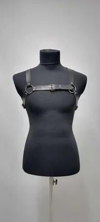 Men's Party Accessory, Clubwear, Leather Chest Harness, Men's Fancy Clothing - APFTM232