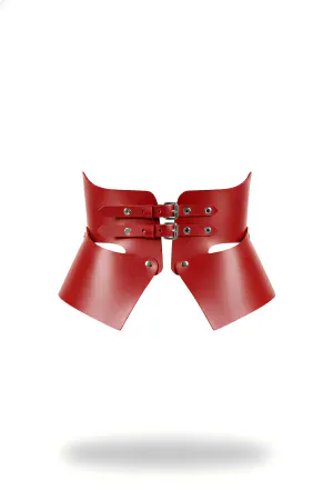 Red Women's Belt Wide Structure Corset Type Waist Accessory - APFT611
