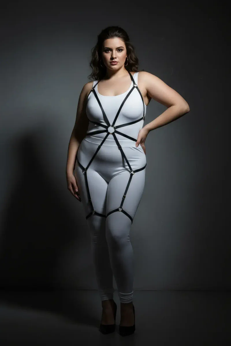 Plus Size Adjustable Body Harness Fashion Accessory